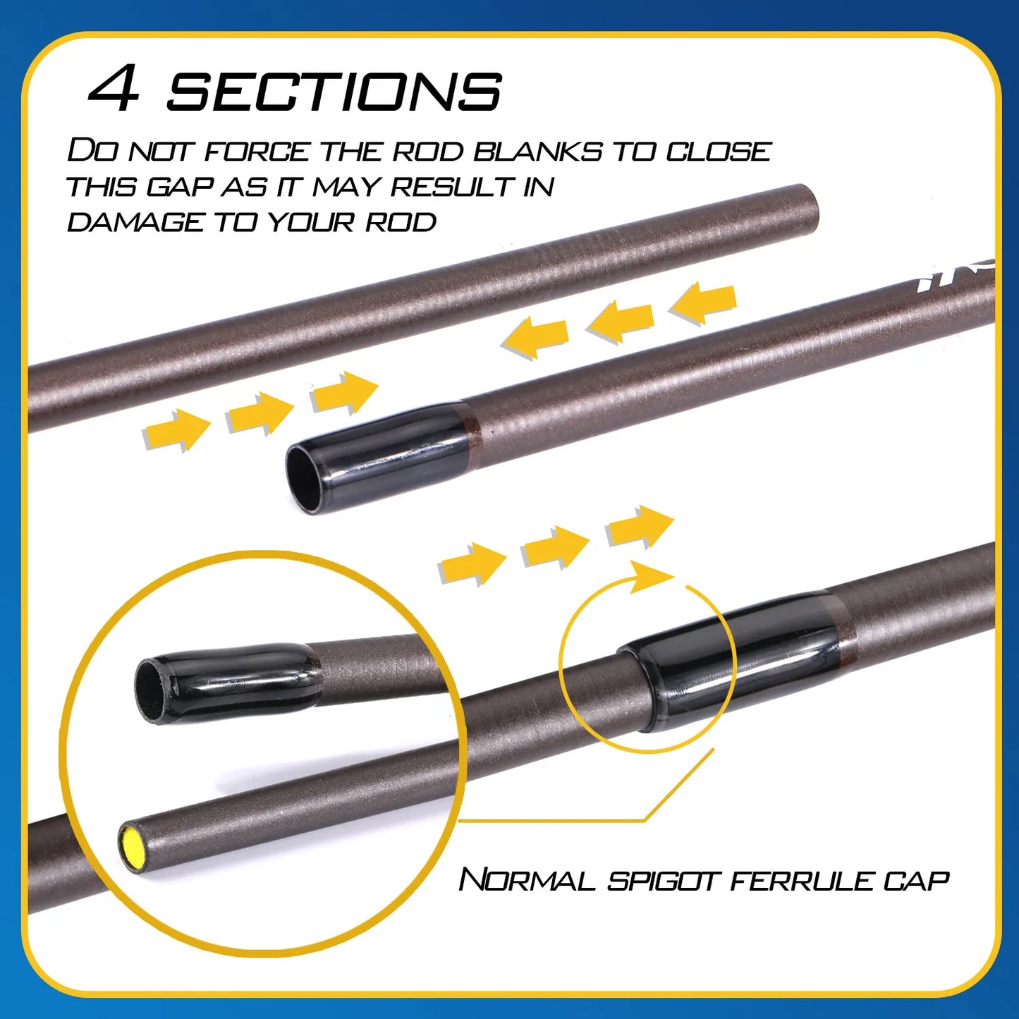 Sougayilang 2.1m Lure Fishing Rod Carbon Fibre Bass Trout Rods Cork Handle Spinning Casting Fishing Rods for Freshwater Fishing