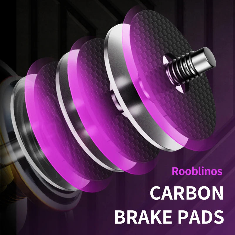 ROOBLINOS XC Spinning Reel 1000-5000 - 5.2:1 Gear Ratio, 10+1 Bearings, Lightweight Graphite Body, Left/Right-Hand Design