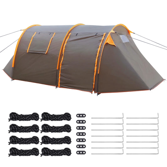 Oxford 2-Person Backpacking Tent Windproof Lightweight Tent Rainproof Waterproof Tent for Camping Outdoor